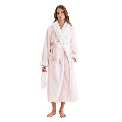 Papinelle Plush Sherpa Robe & Sleep Mask
